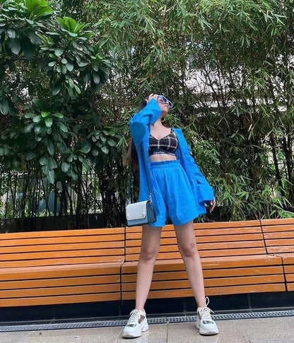 Soft Blue Coord Set