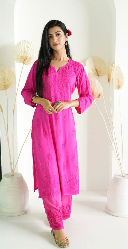 Gulbahar Chikankari Kurti