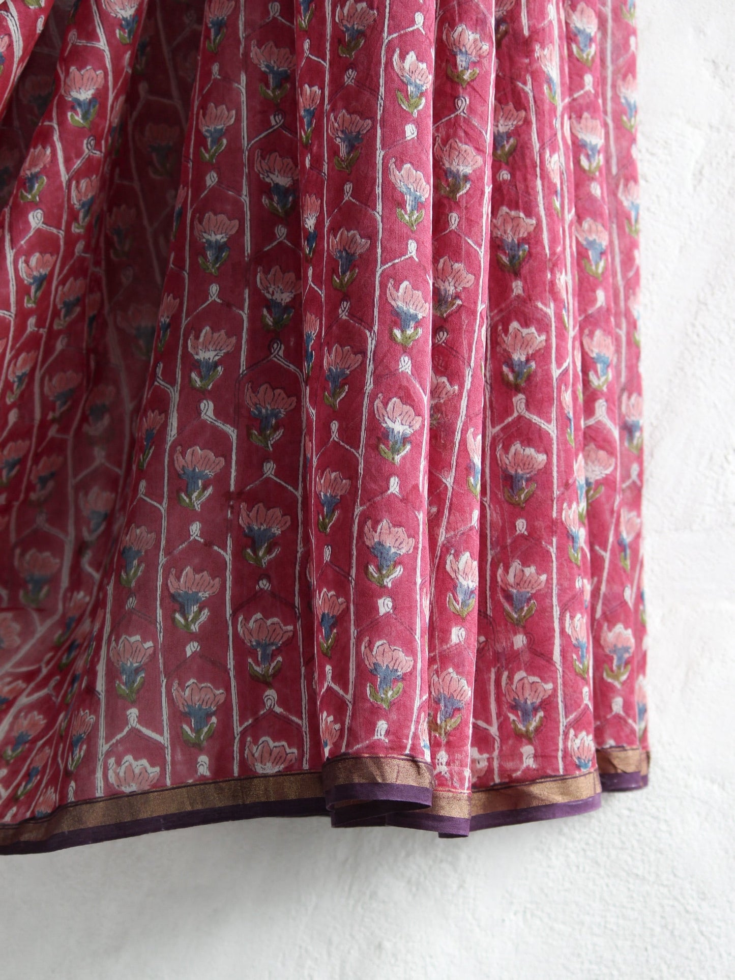 Mulberry - Chanderi Saree