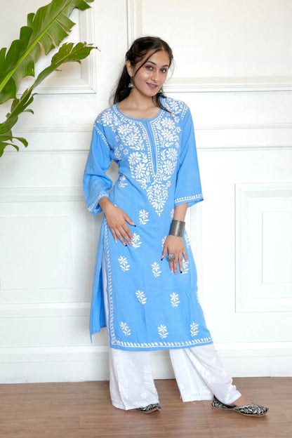 Premium Rayon Chikankari Kurti