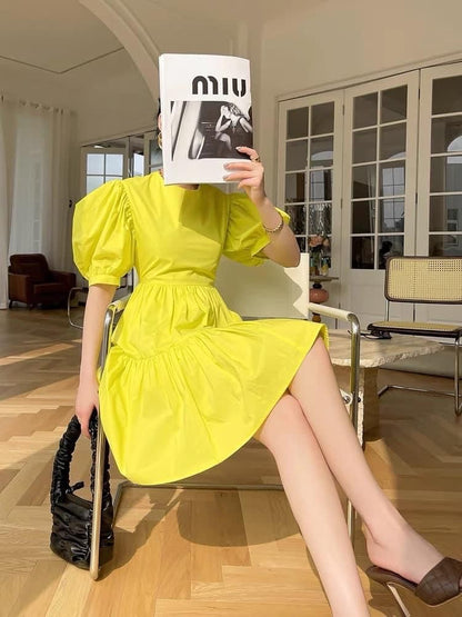 Hot Yellow dress