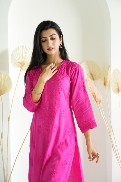 Gulbahar Chikankari Kurti