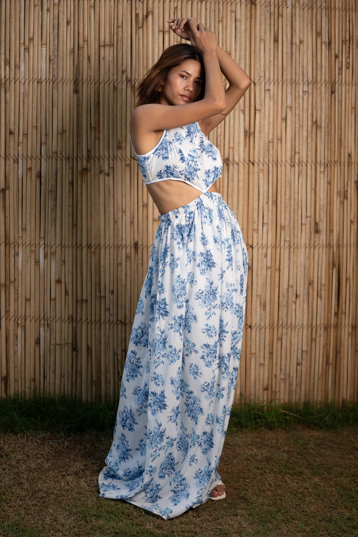 Island Blossom Maxi Dress