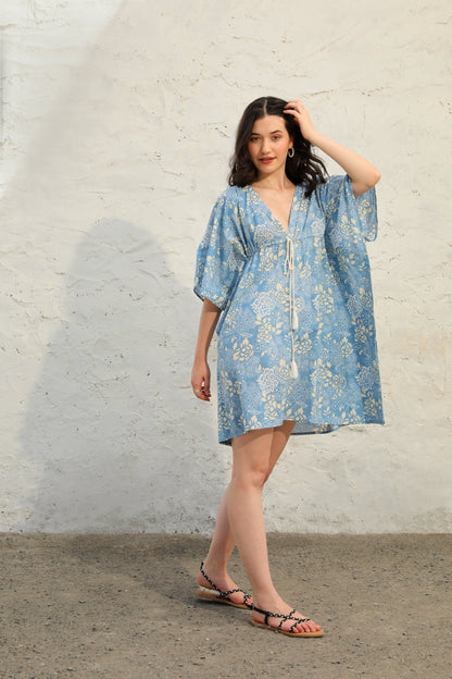 Blue Breeze Kaftan Dress