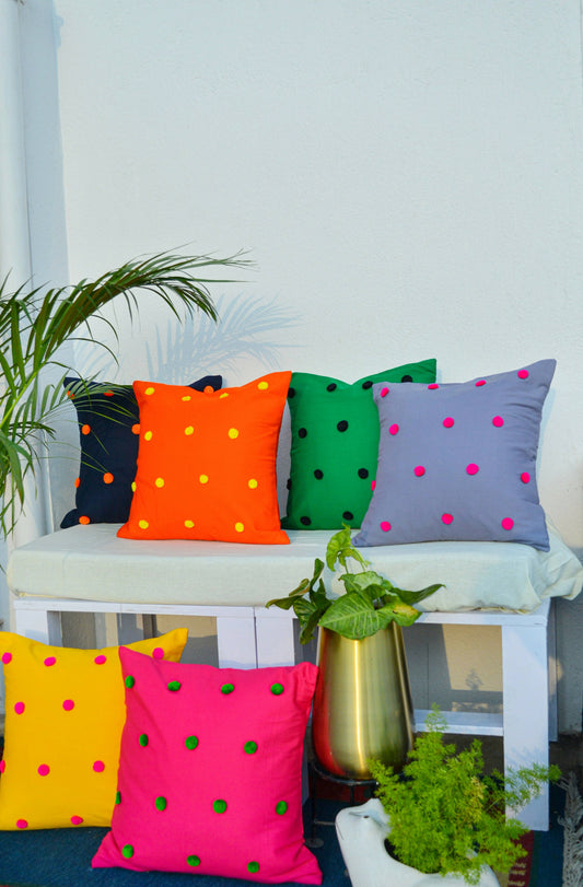 Pompom Cushion Covers