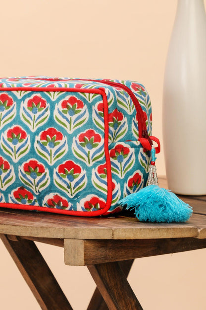 Izhar Pouch - Block Printed