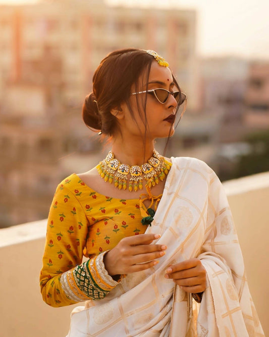 Rubi In Yellow Blouse