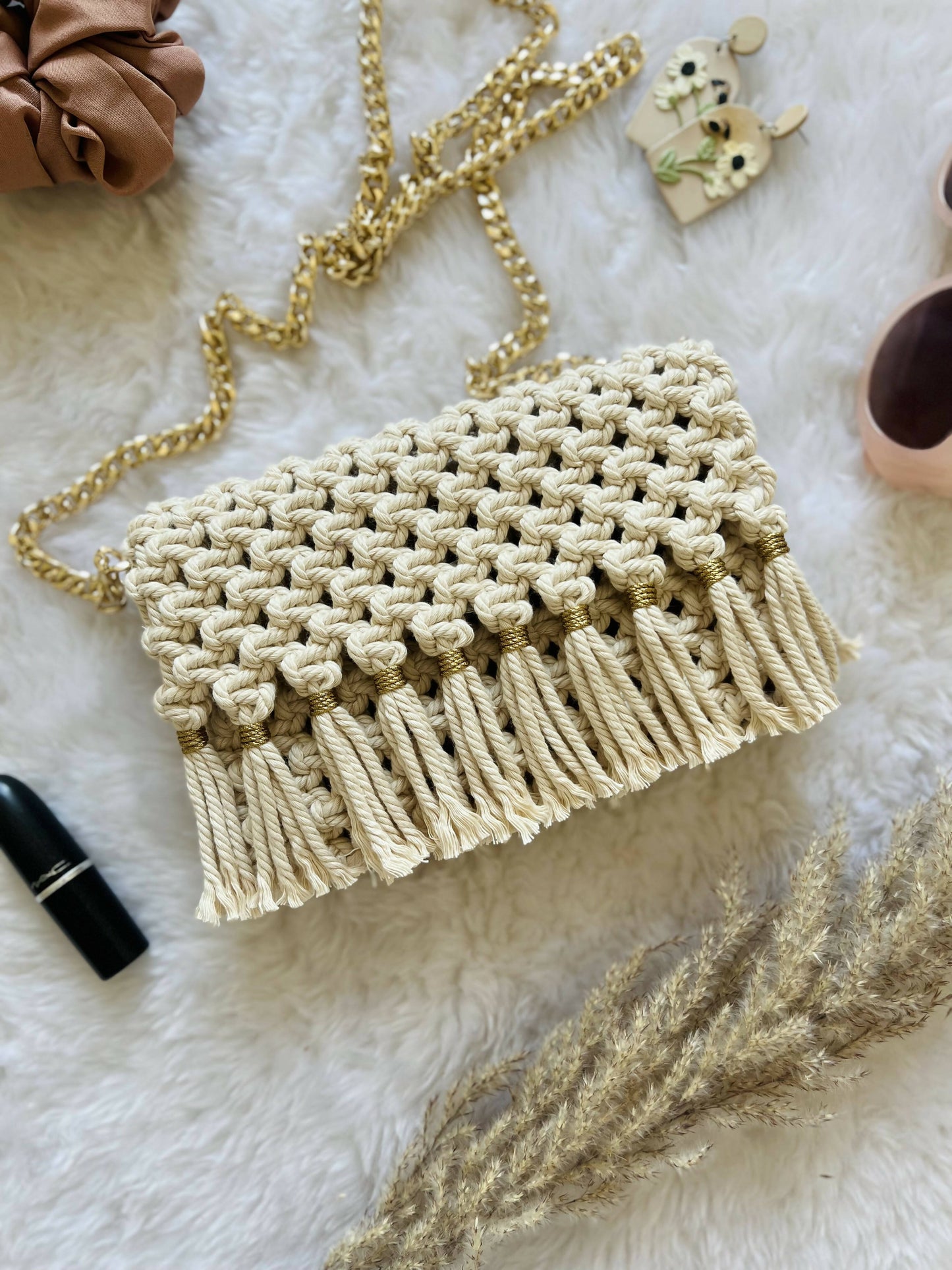 Boho Macrame Chic Bag