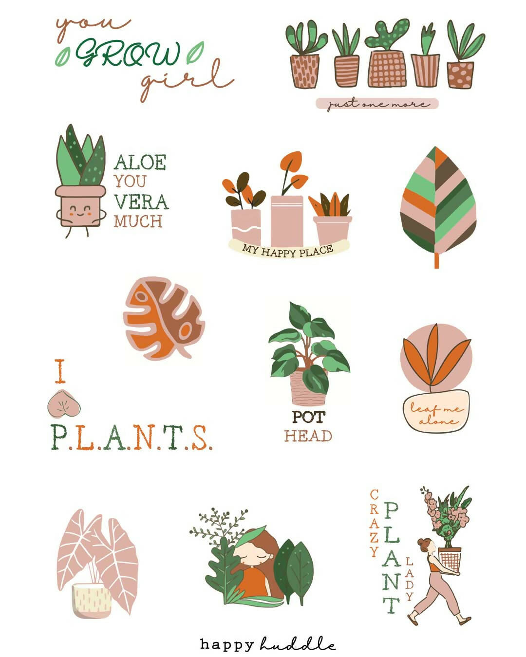 Stickers | Plants & Animals