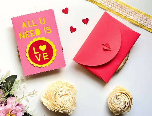 All you need is love card