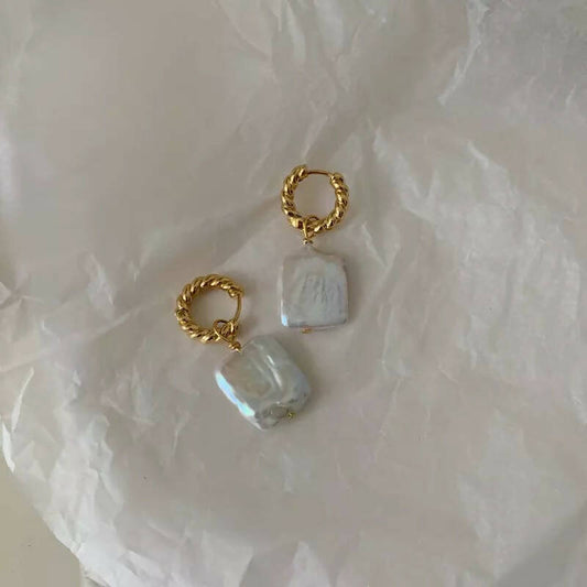 Baroque Freshwater Pearl Earrings