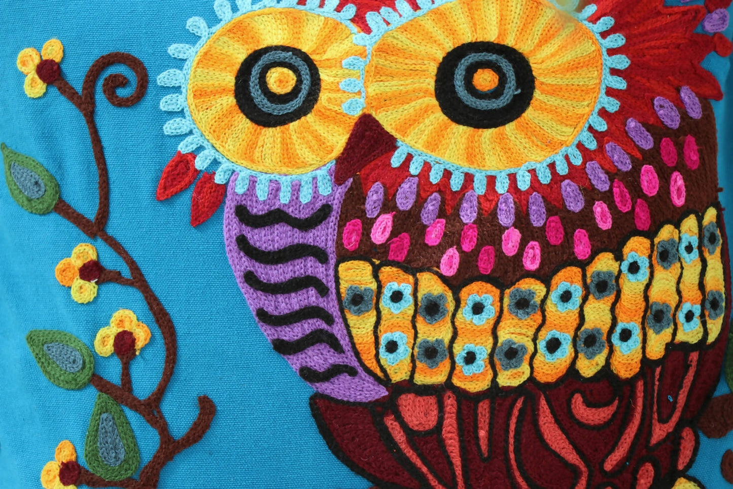 Owl - Hand Embroidered (Pack of 1)