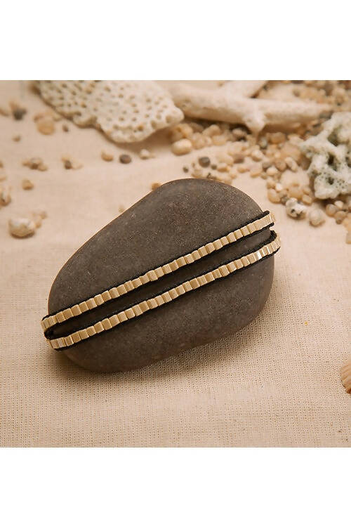 Double White Square Bracelet