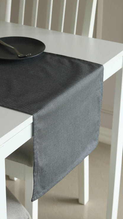 Dark Slate wipeable & Anti-skid Table Runner