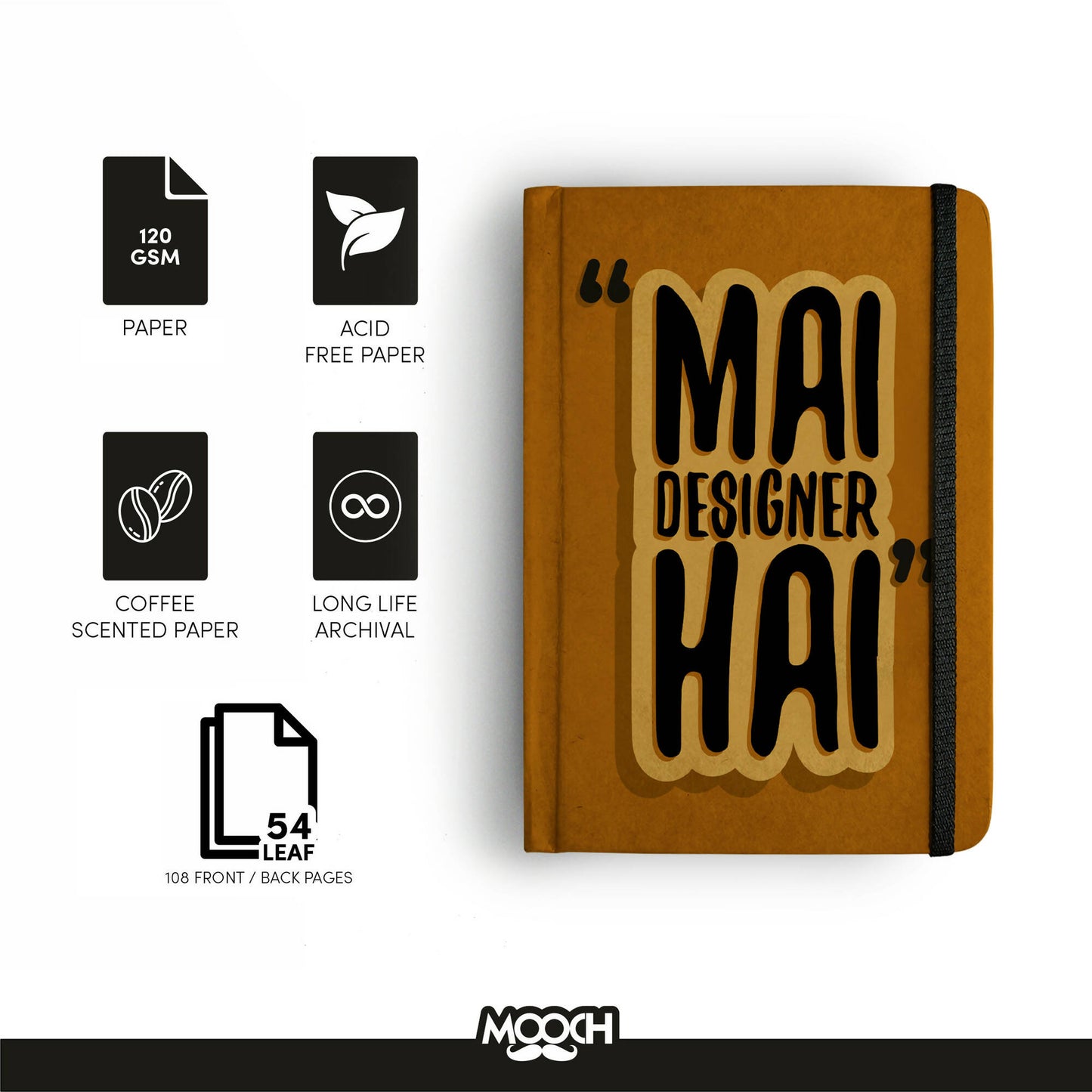 Mai Designer Hai - A5 Handcrafted Diary | Notebook