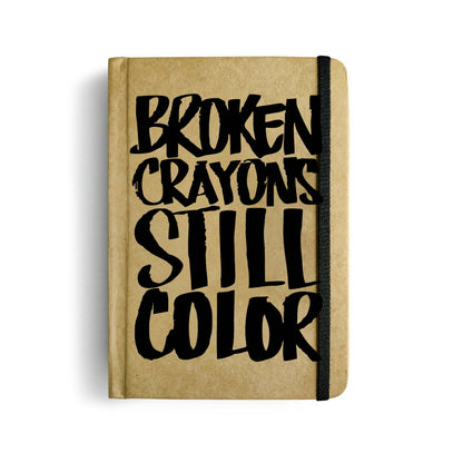 Broken Crayons - A5 Handcrafted Diary | Notebook