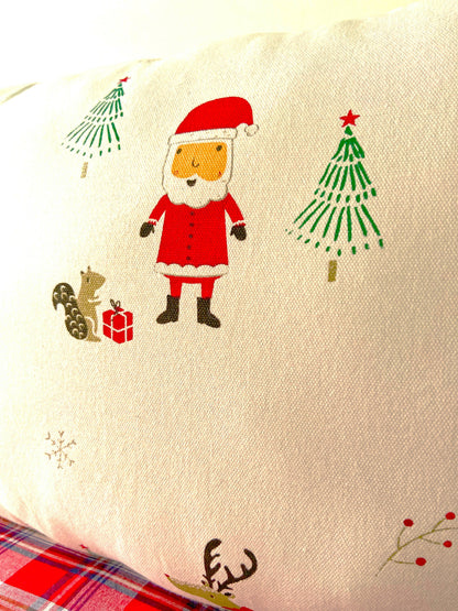 Santa Is Coming Lumbar Pillow