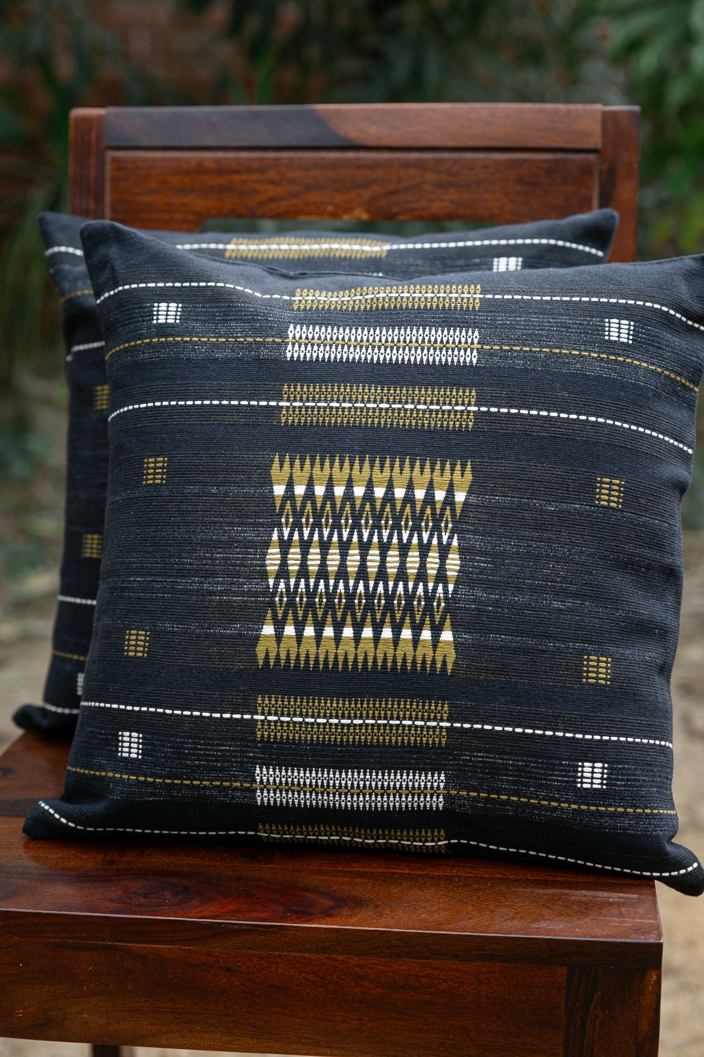 Naga Cushion Cover Black