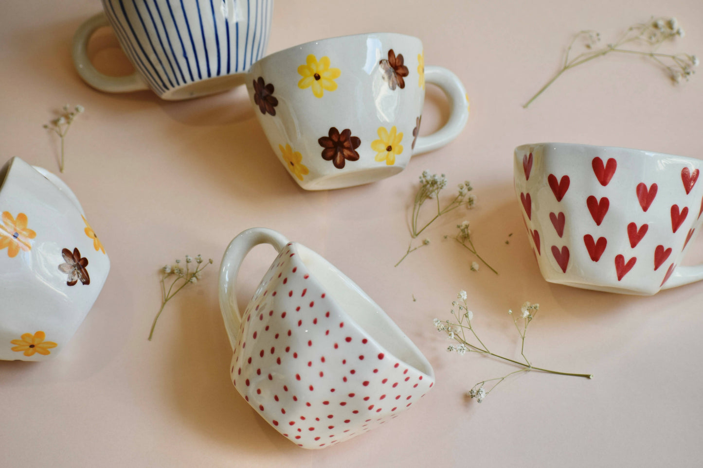 Goody Hearts Coffee Mugs - set of 2