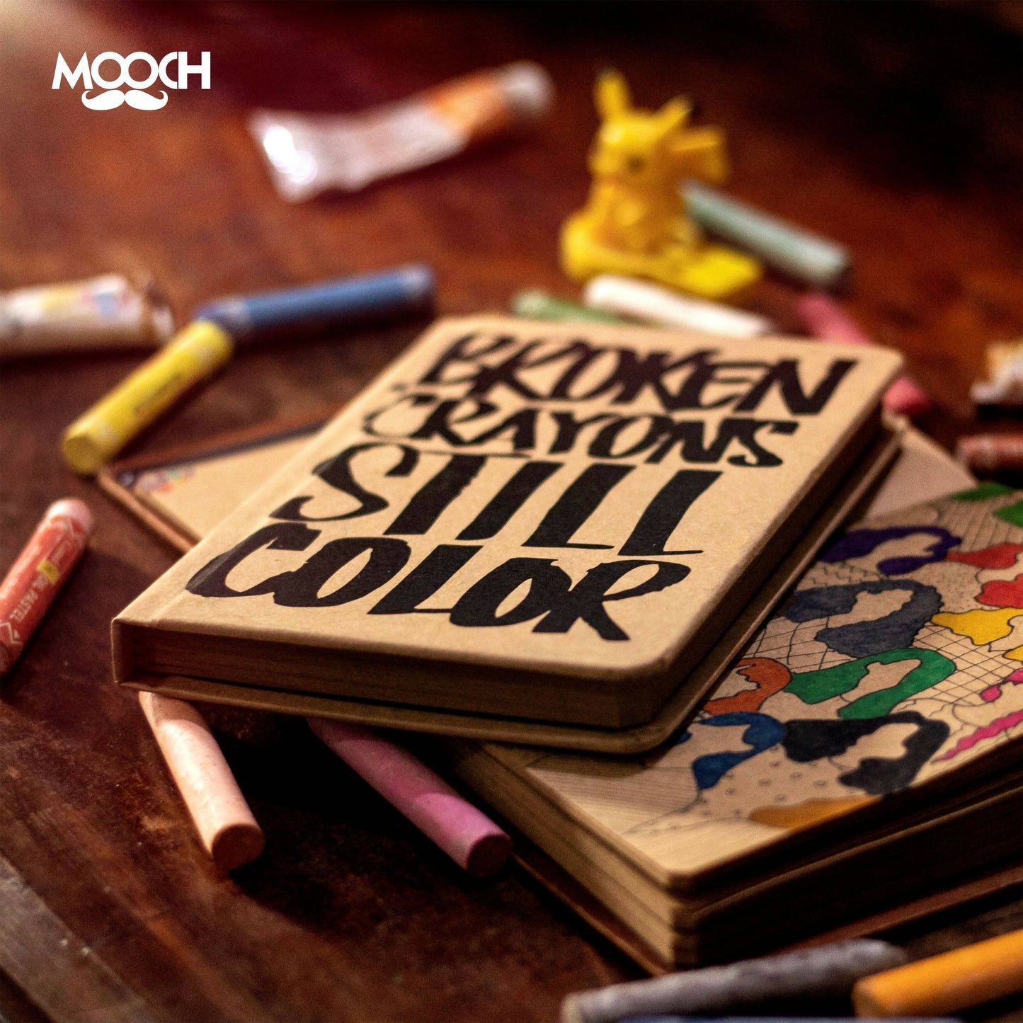 Broken Crayons - A5 Handcrafted Diary | Notebook