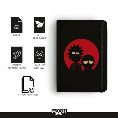 Rick And Morty - A5 Handcrafted Diary | Notebook