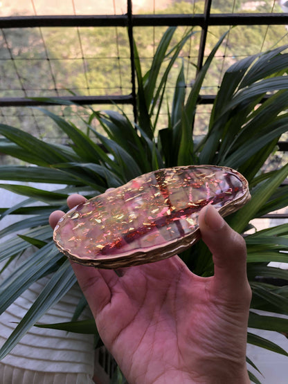 Pink Clear Coaster