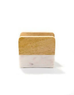 Napkin Holder Marble/Wood