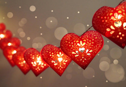 Paper Sweet Hearts Fairy Lights