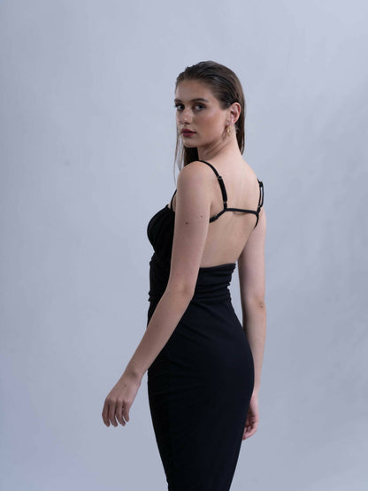 Elegance – Black Bodycon Dress