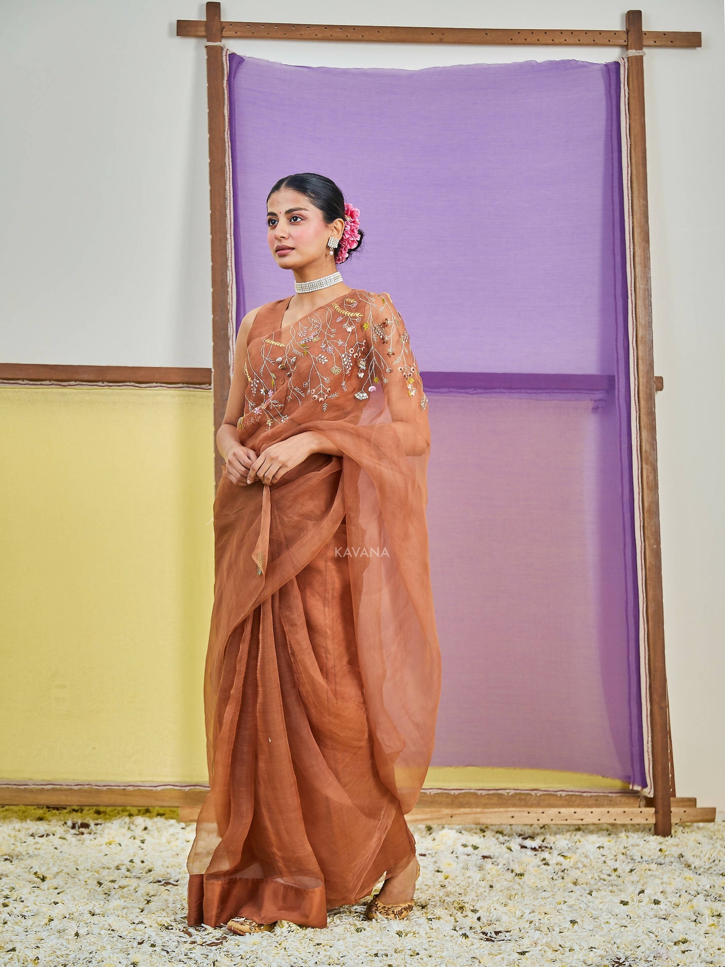 Dhara Silk Organza Saree