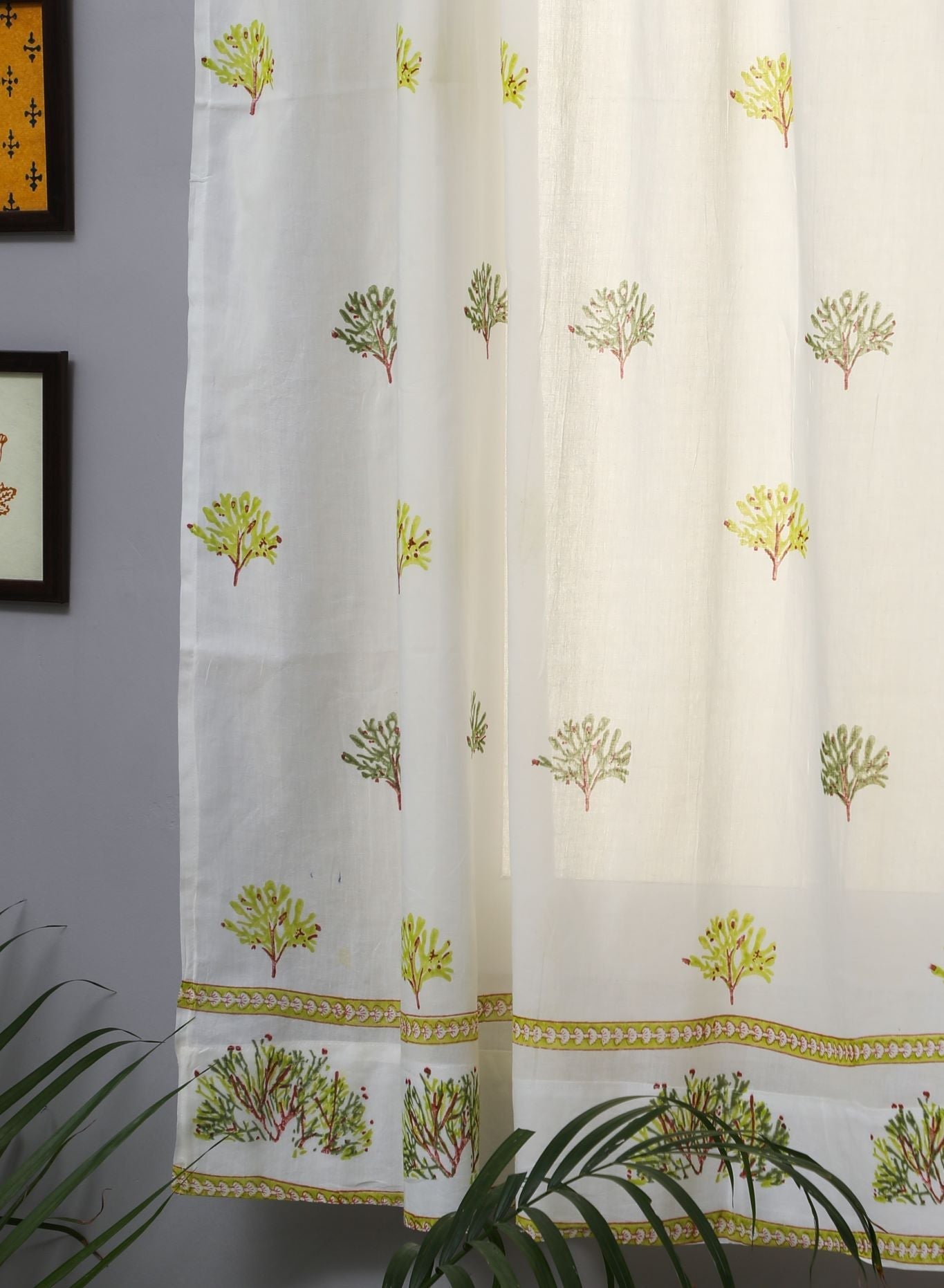 Envy Zinnia Cotton Window Curtain