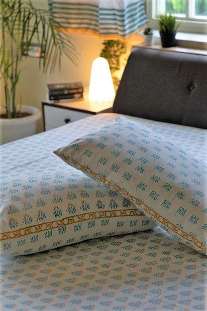 Everfresh Handblock Printed Cotton Bedsheet