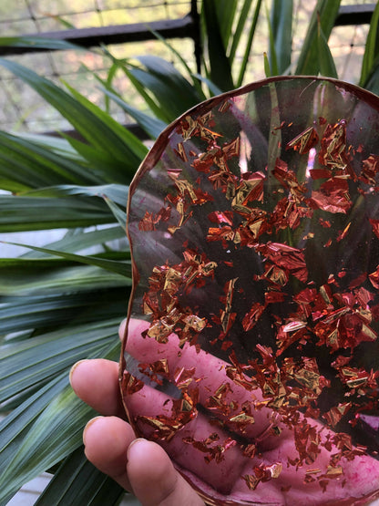 Pink Clear Coaster