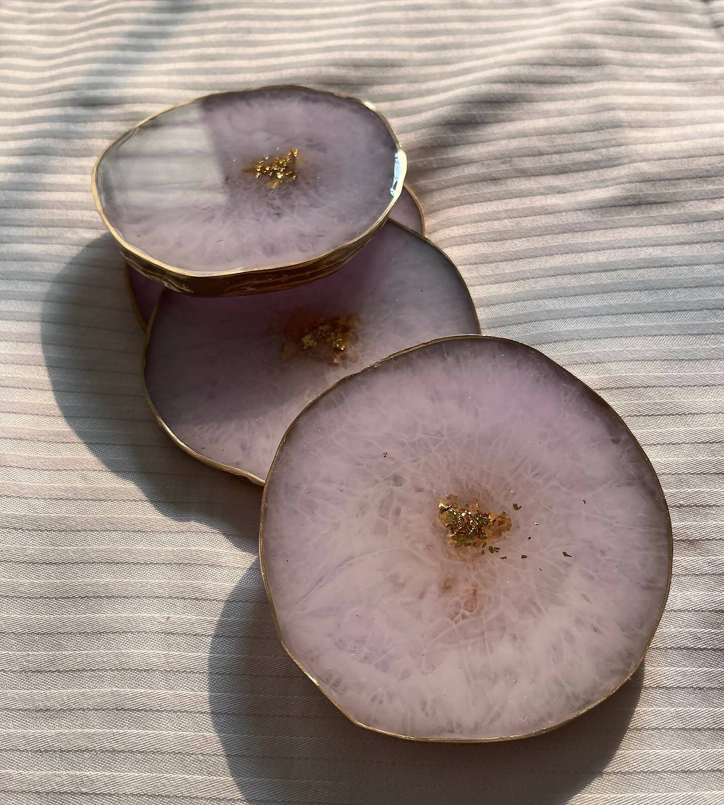 Lilac Agate Coaster