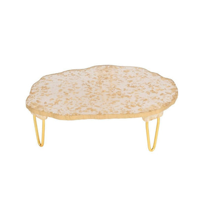 Gold flex Resin Cake Platter