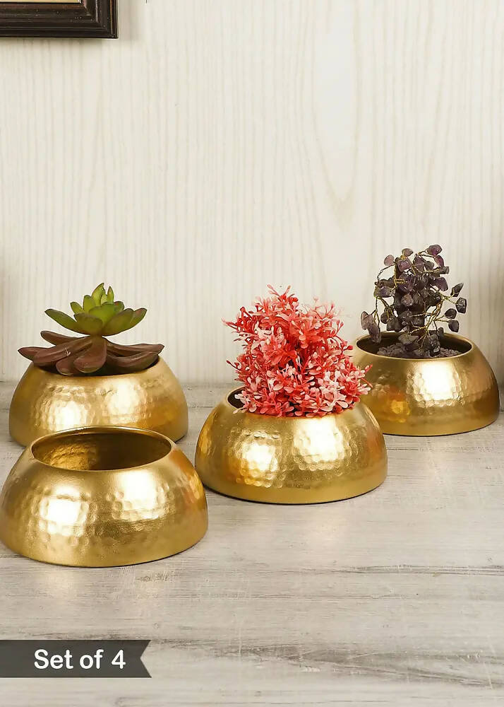 Bowl Shape Planters - Set of 4