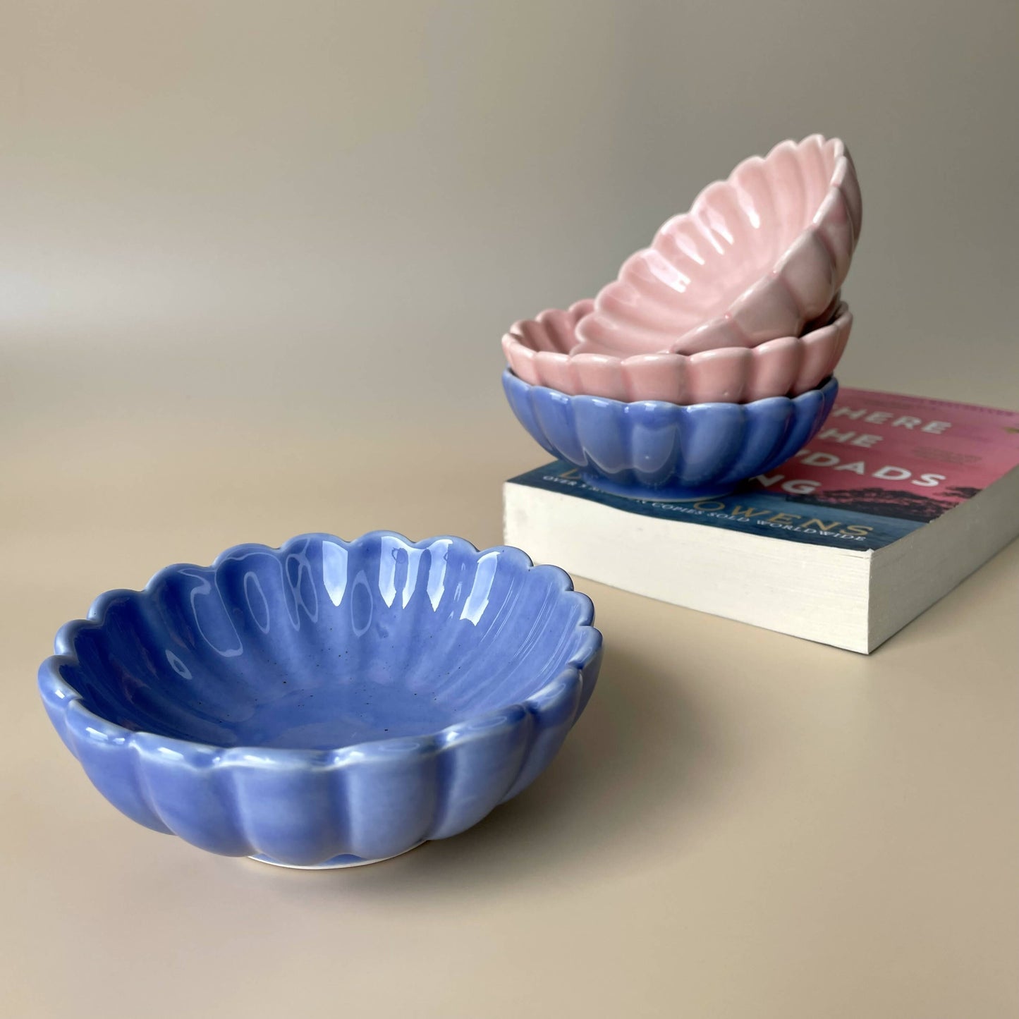 Floral Icecream Bowl (Set Of 2)