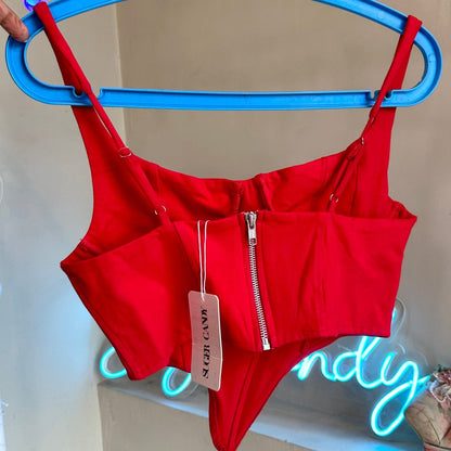 Victoria Red Corset