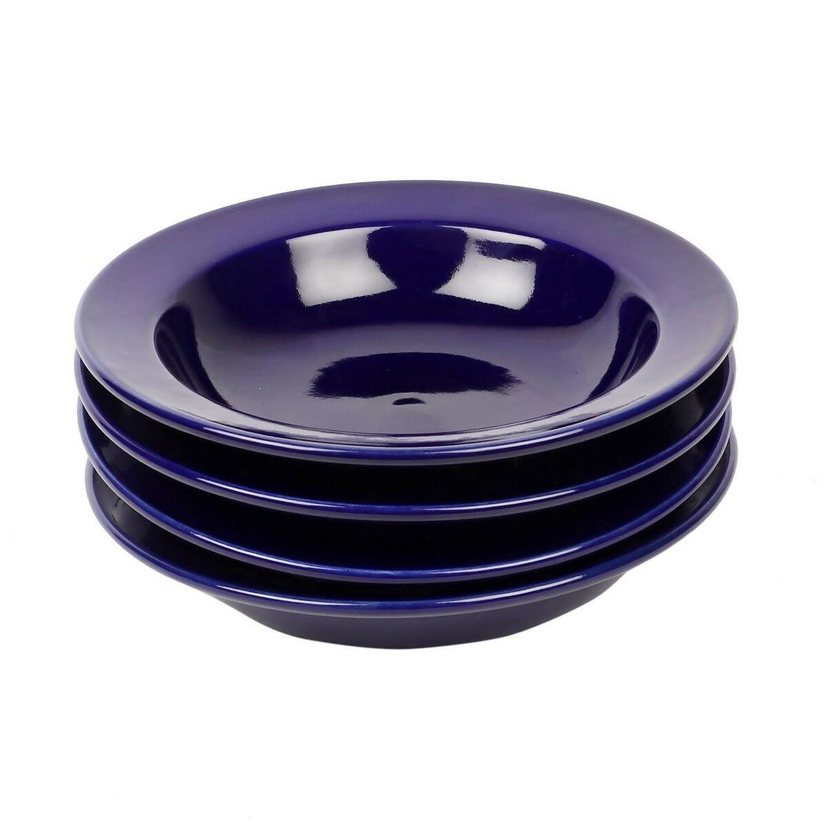 Blue Pasta Plate Set of 4