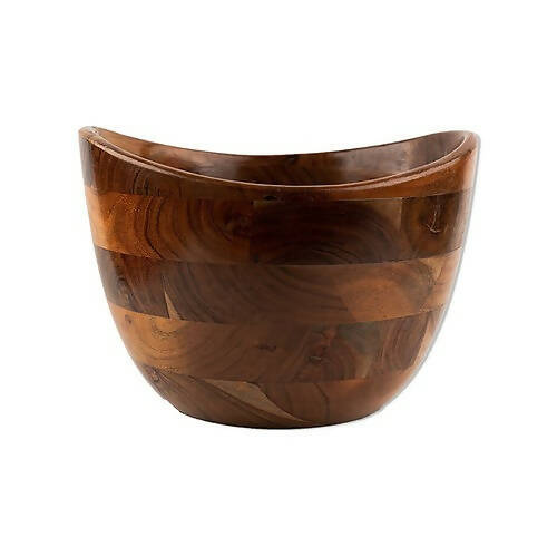 Serving Bowl Wooden Boat Large