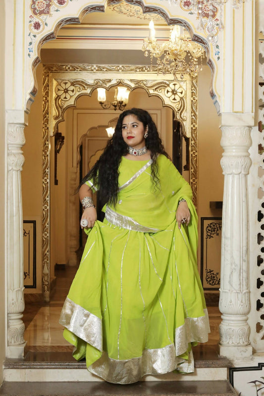 Maithili Green Lehenga