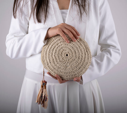 Miniature Round crochet Pouch