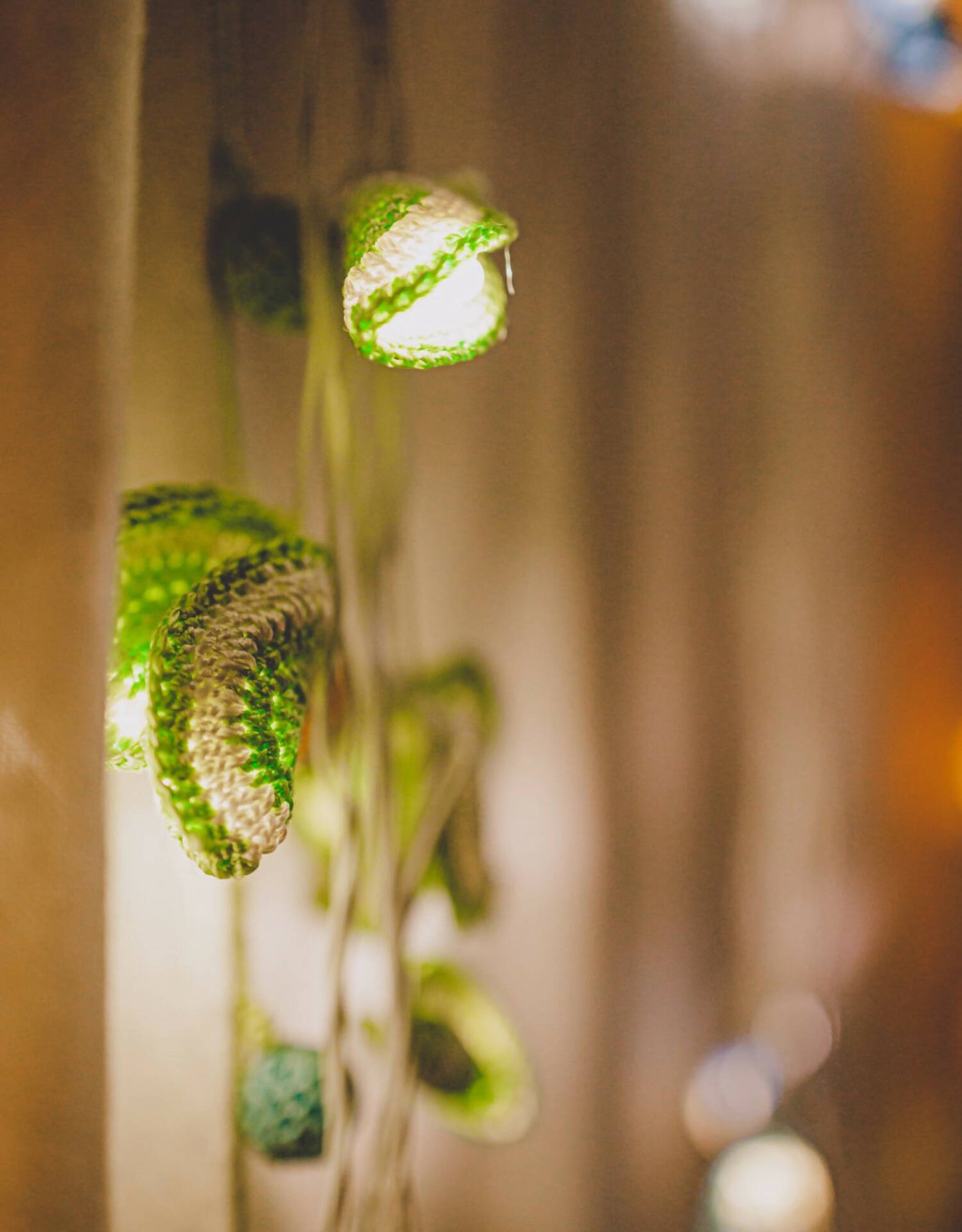 LED String Lights Green Lily Bougainvillea