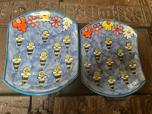 Honey Bee Oval Plate