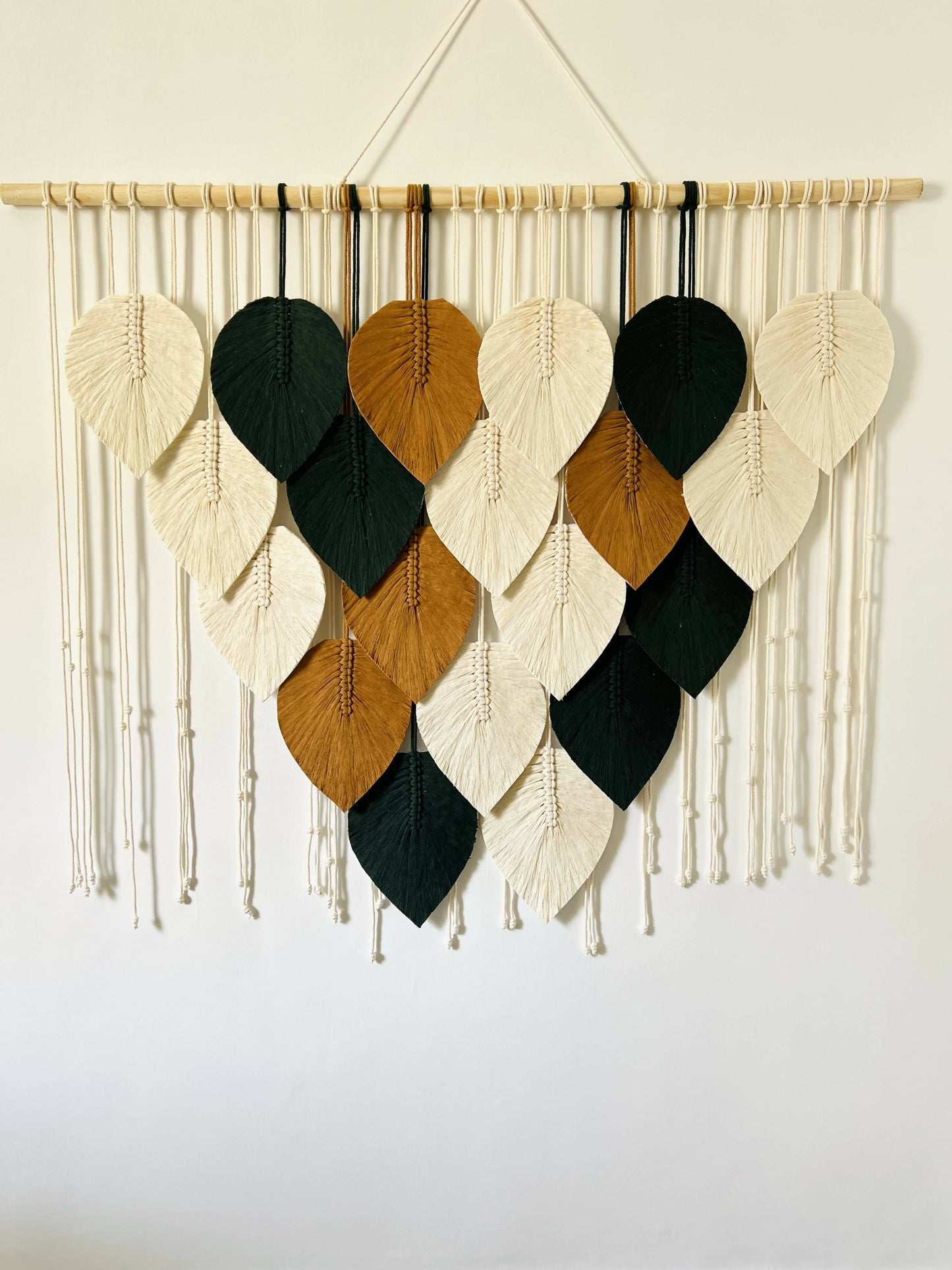 Grand Feathers Macrame Wall Hanging - 5 ft