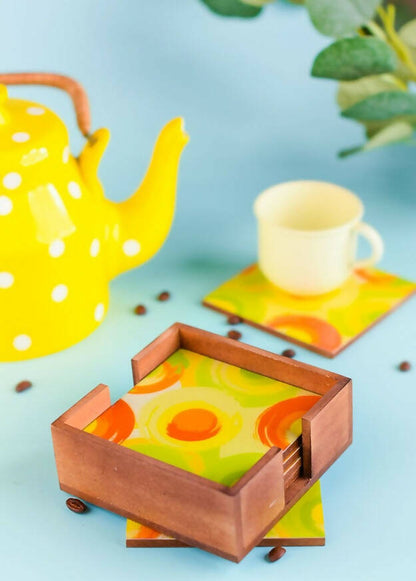 Coasters Wooden Citrus