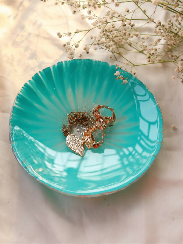 Teal Trinket Bowl