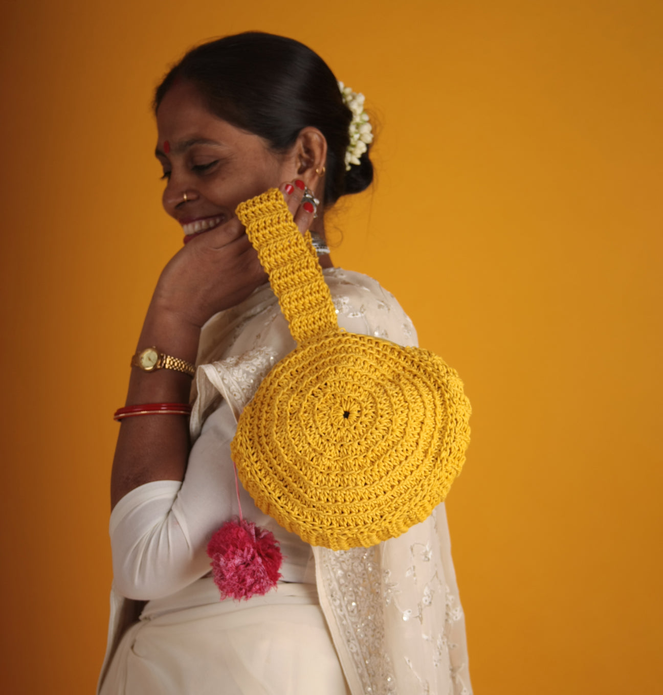 Miniature Dinkum crochet handbag